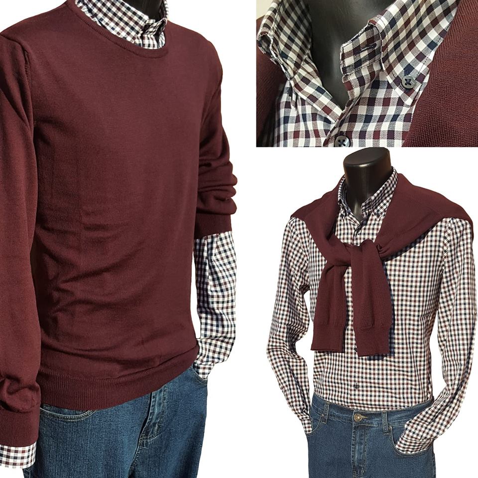Varietà di maglioncini e camicie "classiche e trendy"
